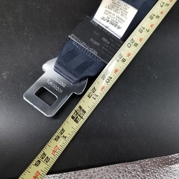Universal Airline AmSafe Seat Belt Extender Adjustable Navy Blue FAA Type A E-4 - Picture 8 of 9